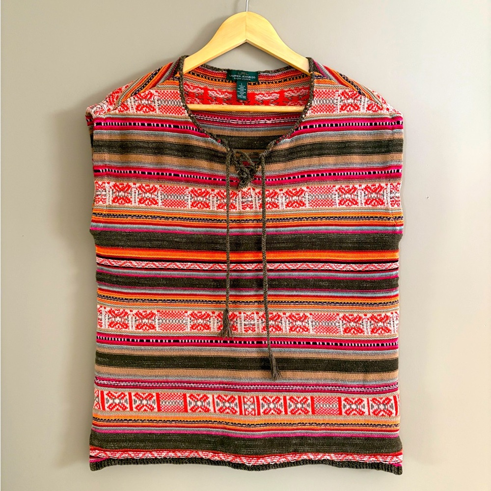 Ralph Lauren Multi Color Western Knit